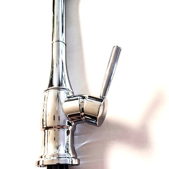 Delta Hazelwood Pull-Down Chrome Kitchen Faucet w/Soap Dispenser ~ NEW! O.B. - Picture 11 of 16